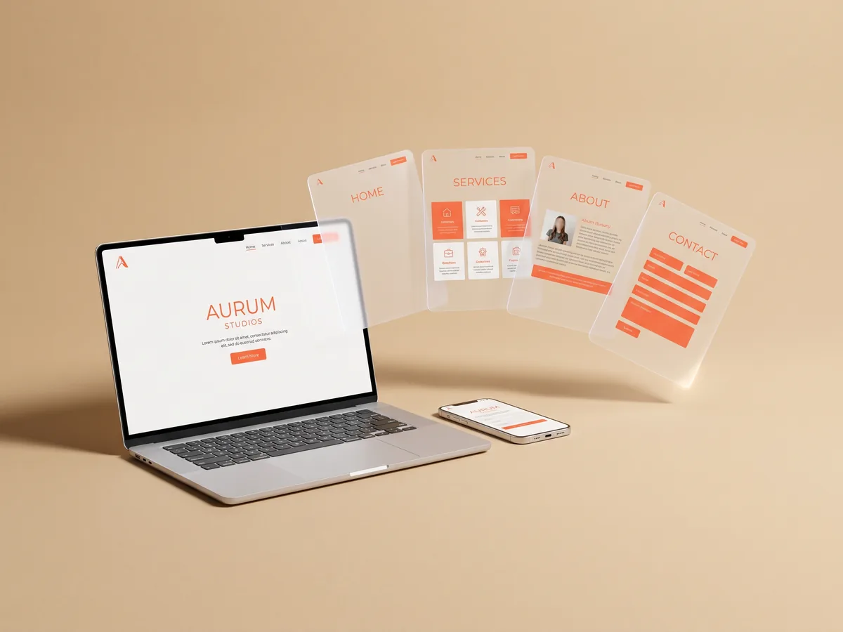landing page builder: One-page website or a full site: start small